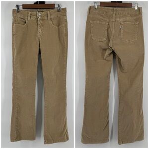 Levi's Low Rise Beige Corduroy Slender Boot Cut 526 Jeans Women's Size 6 Med